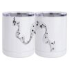 10 oz. White Stainless Steel Short Tumbler Thumbnail