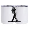 10 oz. White Stainless Steel Short Tumbler Thumbnail