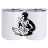 10 oz. White Stainless Steel Short Tumbler Thumbnail