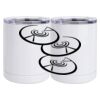10 oz. White Stainless Steel Short Tumbler Thumbnail