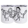 10 oz. White Stainless Steel Short Tumbler Thumbnail
