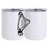 10 oz. White Stainless Steel Short Tumbler Thumbnail