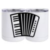 10 oz. White Stainless Steel Short Tumbler Thumbnail
