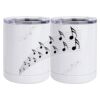 10 oz. White Stainless Steel Short Tumbler Thumbnail