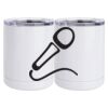 10 oz. White Stainless Steel Short Tumbler Thumbnail