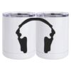 10 oz. White Stainless Steel Short Tumbler Thumbnail
