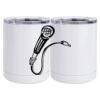 10 oz. White Stainless Steel Short Tumbler Thumbnail
