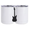 10 oz. White Stainless Steel Short Tumbler Thumbnail