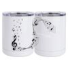 10 oz. White Stainless Steel Short Tumbler Thumbnail