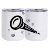 10 oz. White Stainless Steel Short Tumbler Thumbnail