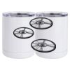 10 oz. White Stainless Steel Short Tumbler Thumbnail