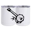 10 oz. White Stainless Steel Short Tumbler Thumbnail