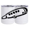 10 oz. White Stainless Steel Short Tumbler Thumbnail