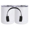 10 oz. White Stainless Steel Short Tumbler Thumbnail