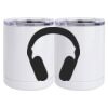 10 oz. White Stainless Steel Short Tumbler Thumbnail
