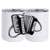 10 oz. White Stainless Steel Short Tumbler Thumbnail