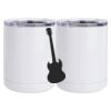 10 oz. White Stainless Steel Short Tumbler Thumbnail
