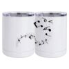 10 oz. White Stainless Steel Short Tumbler Thumbnail