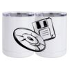 10 oz. White Stainless Steel Short Tumbler Thumbnail