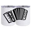 10 oz. White Stainless Steel Short Tumbler Thumbnail