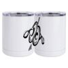 10 oz. White Stainless Steel Short Tumbler Thumbnail