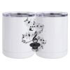10 oz. White Stainless Steel Short Tumbler Thumbnail