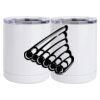 10 oz. White Stainless Steel Short Tumbler Thumbnail