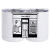 10 oz. White Stainless Steel Short Tumbler Thumbnail