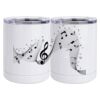 10 oz. White Stainless Steel Short Tumbler Thumbnail