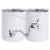 10 oz. White Stainless Steel Short Tumbler Thumbnail