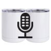 10 oz. White Stainless Steel Short Tumbler Thumbnail
