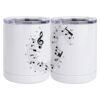 10 oz. White Stainless Steel Short Tumbler Thumbnail