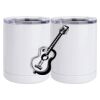 10 oz. White Stainless Steel Short Tumbler Thumbnail
