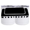 10 oz. White Stainless Steel Short Tumbler Thumbnail