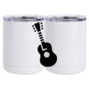 10 oz. White Stainless Steel Short Tumbler Thumbnail