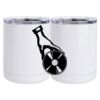 10 oz. White Stainless Steel Short Tumbler Thumbnail