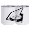 10 oz. White Stainless Steel Short Tumbler Thumbnail