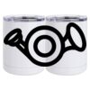 10 oz. White Stainless Steel Short Tumbler Thumbnail