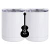 10 oz. White Stainless Steel Short Tumbler Thumbnail