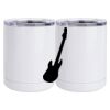 10 oz. White Stainless Steel Short Tumbler Thumbnail