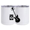 10 oz. White Stainless Steel Short Tumbler Thumbnail