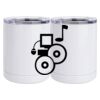 10 oz. White Stainless Steel Short Tumbler Thumbnail