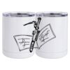 10 oz. White Stainless Steel Short Tumbler Thumbnail