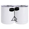 10 oz. White Stainless Steel Short Tumbler Thumbnail