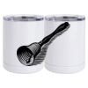 10 oz. White Stainless Steel Short Tumbler Thumbnail