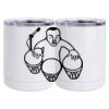 10 oz. White Stainless Steel Short Tumbler Thumbnail