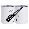 10 oz. White Stainless Steel Short Tumbler Thumbnail