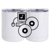 10 oz. White Stainless Steel Short Tumbler Thumbnail