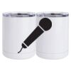 10 oz. White Stainless Steel Short Tumbler Thumbnail