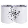 10 oz. White Stainless Steel Short Tumbler Thumbnail